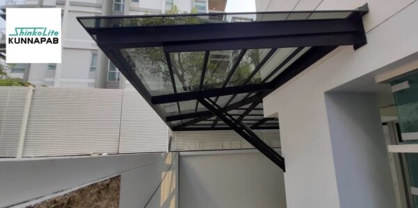 หลังคาจอดรถหน้าบ้าน scg shinkolite